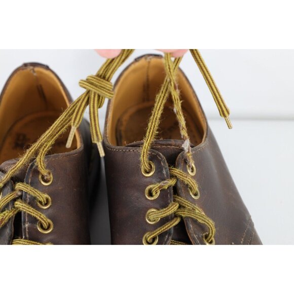 Vtg 90s Dr Martens Mens UK 6 US 7 Distressed Chunky Leather Shoes Oxfords Brown main image 12